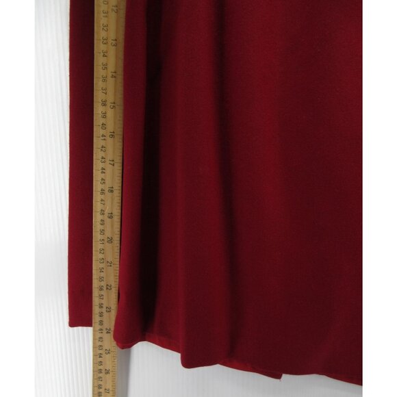 VINTAGE Pendleton Skirt 12 Petites Virgin Wool A-Line Career Slit 90s - Picture 5 of 11